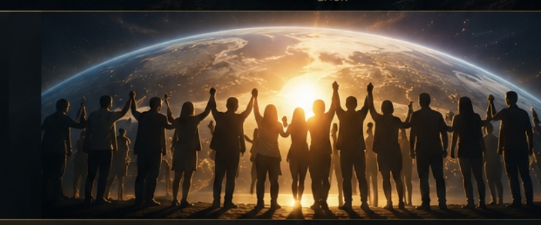 Global Humanity Standing Together